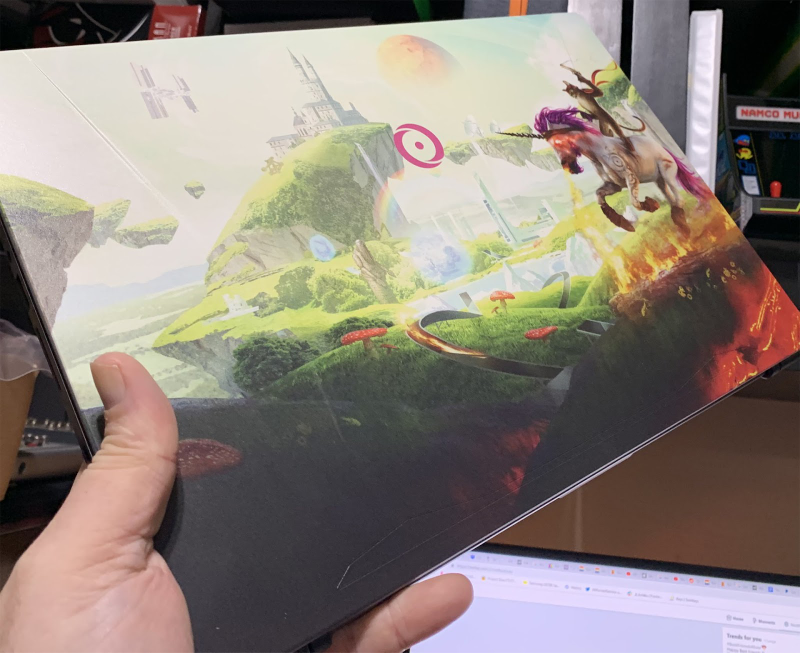 Illustration for article titled Origin PC's EVO16-S Is A Wonderful Little Laptop And Mine Has A Unicorn On It